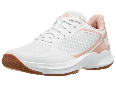 Wilson Hurakn Lite Padel Damenschuh Weiß Rosa Gum