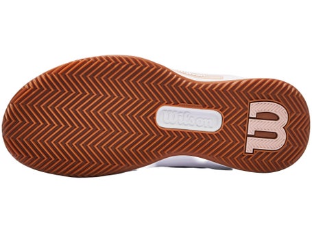 Wilson Intrigue Pro Clay\White/Rose/Gum Wom Shoe