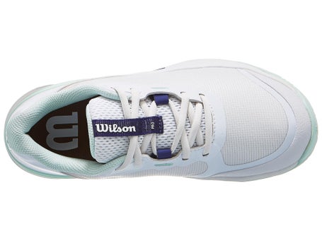 Scarpe Wilson Intrigue Pro Bianco Bay Blu Donna TERRA BATTUTA
