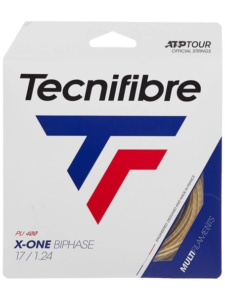 Corda Tecnifibre X-One Biphase 1.24mm (17) Naturale - Running Warehouse  Europe