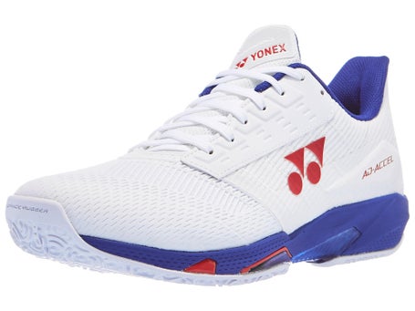 Chaussures Homme Yonex Ad Accel LARGE White Purple TERRE BATTUE