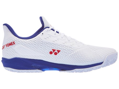 Chaussures Homme Yonex Ad Accel LARGE White Purple TERRE BATTUE