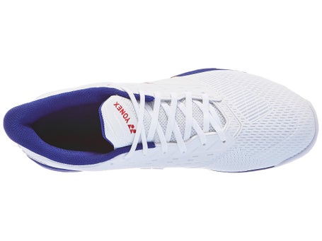 Chaussures Homme Yonex Ad Accel LARGE White Purple TERRE BATTUE