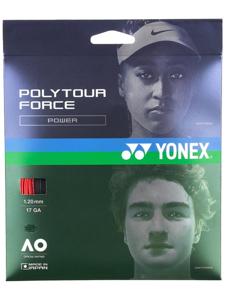 Yonex Poly Tour Force 1.20/17 String Bright Red 