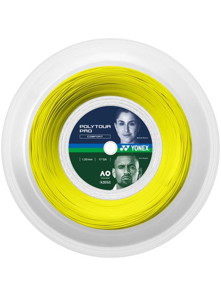 Bobine Yonex Poly Tour Pro 1,25 mm 200 m Jaune