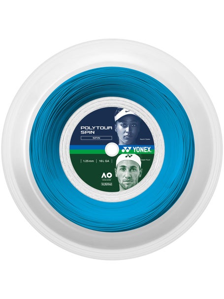 Bobina Yonex Poly Tour Spin 1.25 16L Blu 200m