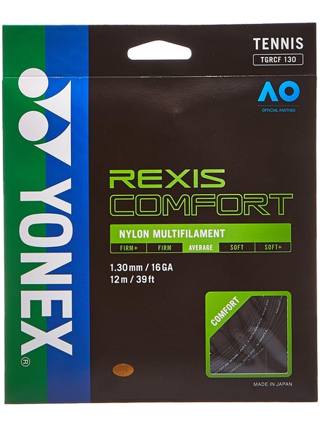 Cordage Yonex Rexis Comfort 1.30 16 Noir