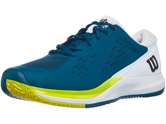 Wilson Rush Pro Ace Clay Blue Coral/White Men's Shoe - Running ...