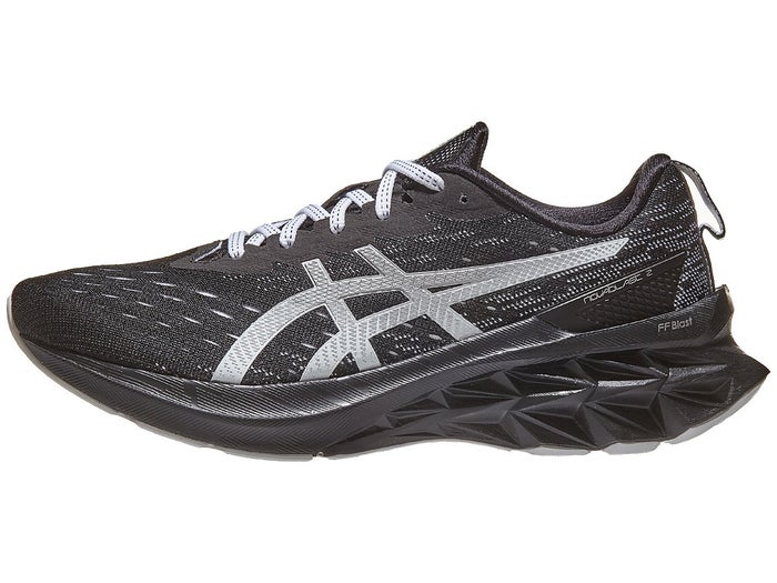 Asics Novablast 2 Men S Shoes Black Pure Silver