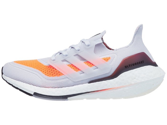 Adidas Ultra Boost 21 Men S Shoes White Orange