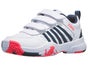 Chaussures Junior K-Swiss Court Express 2 Strap Wh/Star/Neon - TOUTES SURFACES