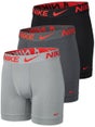 Nike Men's Essential Micro 3-Pack Trunk - Grey