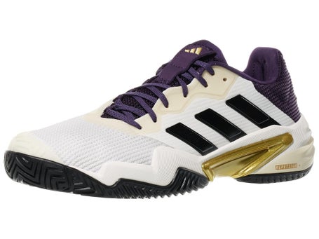 Scarpe adidas Barricade 13 NM Bianco Nero Plum Uomo TUTTE LE SUPERFICI