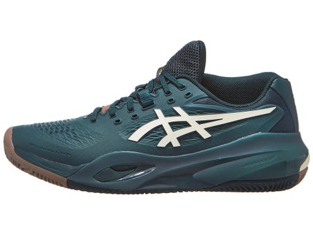 Chaussures Homme Asics Gel Resolution X Green Birch TERRE BATTUE