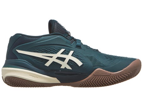 Chaussures Homme Asics Gel Resolution X Green Birch TERRE BATTUE