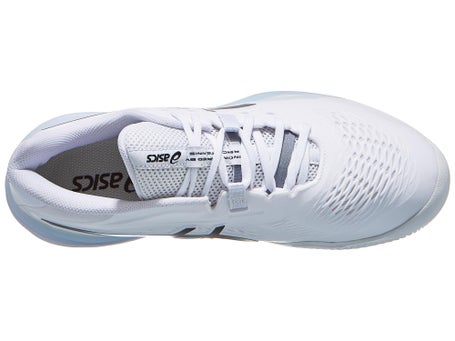 Chaussures Homme Asics Gel Resolution X White TERRE BATTUE