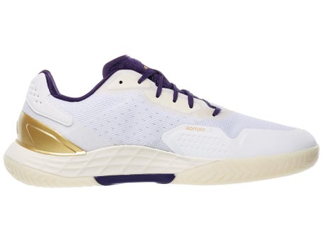 adidas Defiant Speed 2 ALLCOURT Herrenschuh Weiß Schwarz Pflaume