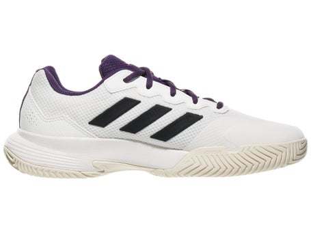 Scarpe adidas GameCourt 2 Bianco Nero Plum Uomo TUTTE LE SUPERFICI