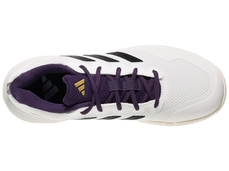 Scarpe adidas GameCourt 2 Bianco Nero Plum Uomo TUTTE LE SUPERFICI