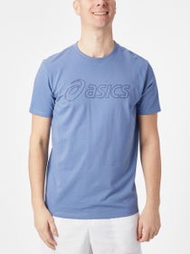 T-shirt Homme Asics Logo Bleu