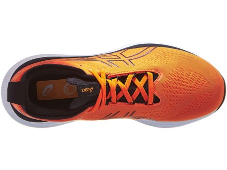 Men's GEL-NIMBUS 25, Deep Ocean/Bright Orange, Running Shoes
