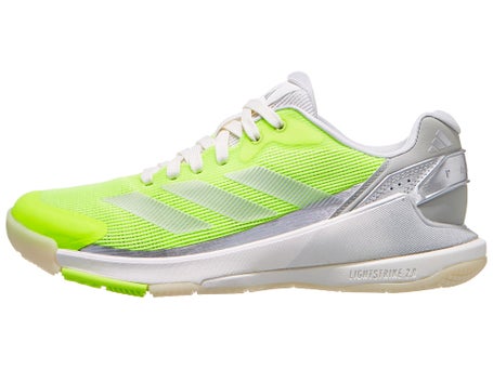 adidas Crazyquick LS Padel Damenschuh Lemon Weiß Silber