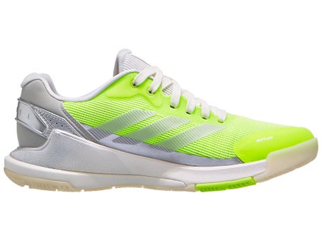 adidas Crazyquick LS Padel Damenschuh Lemon Weiß Silber