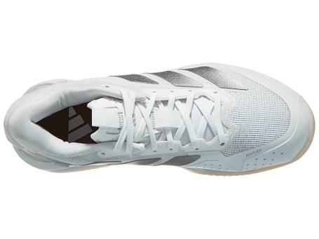 adidas adizero Ubersonic 5 SANDPLATZ Damenschuh Weiß Silber