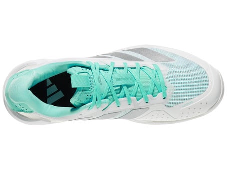 adidas adizero Ubersonic 5 ALLCOURT Damenschuh Weiß Silber Aqua