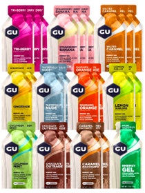 Caja de 24 geles energ&#xE9;ticos GU Flavour Mix