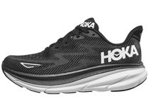 HOKA Clifton 9 Wide Women's Shoes Black/White