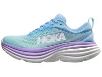 HOKA Bondi 8 Wide Women Shoes Airy Blue/Sunlit Ocean