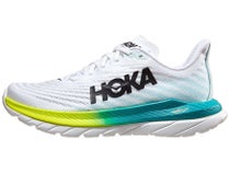HOKA Mach 5 Wide Women's Shoes White/Blue Glass