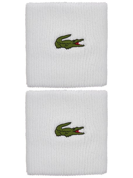 Muñequeras Lacoste Blanco