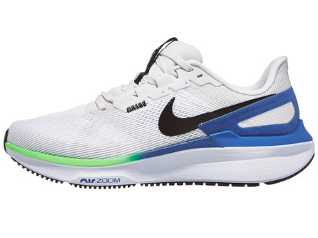Nike Zoom Structure 25\Mens Shoes\White/Black/Blue