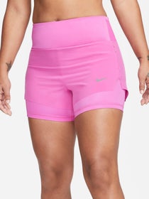 Pantaloncini Nike Mid-Rise 3" 2 in1 Donna Rosa