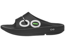 Oofos OOahh Sport Unisex Recovery Slide Black/White