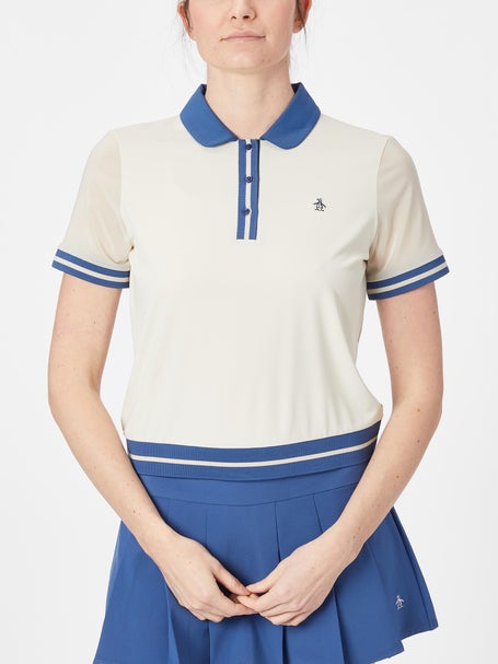 Polo mujer Original Penguin Crop Colorblock