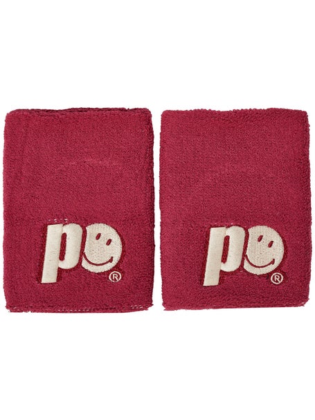 Muñequeras doble anchura Prince x Smiley Rosa