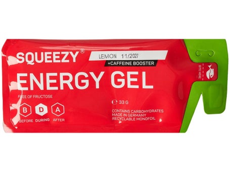 Gel energetico Squeezy + Carica di caffeina 1x33g