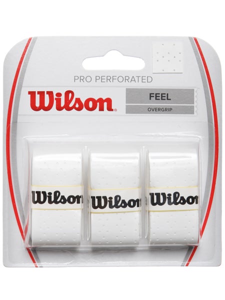 Overgrips Wilson Pro Perforated Blanco Pack de 3