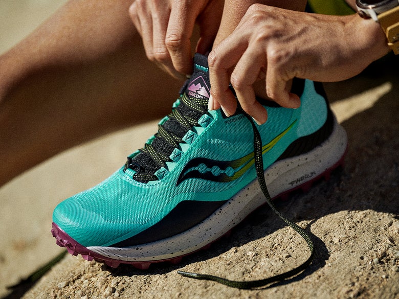 upper of trail shoe
